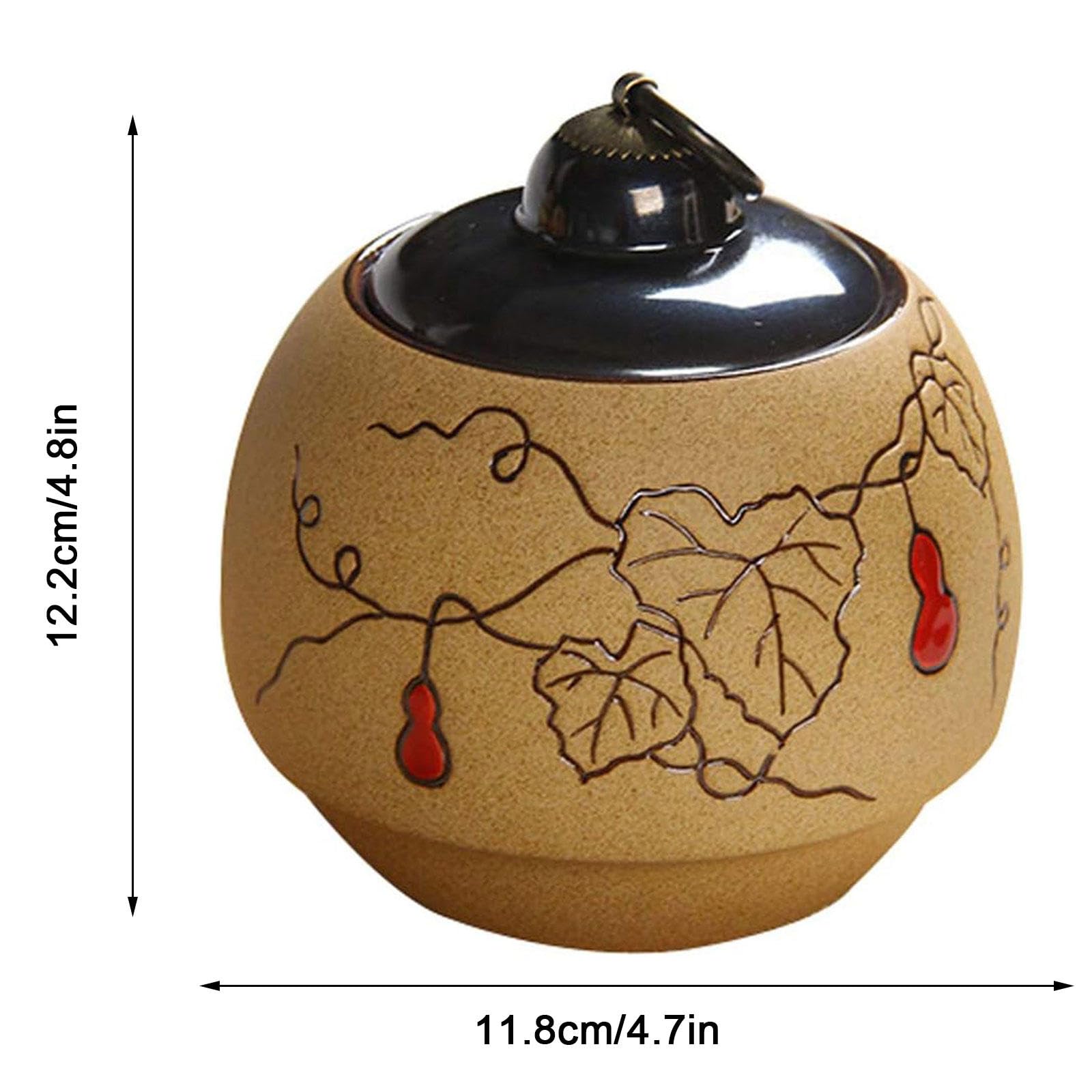Urny na prochy, Mini ceramiczna urna pogrzebowa Mała liczba osób lub zwierząt(D)