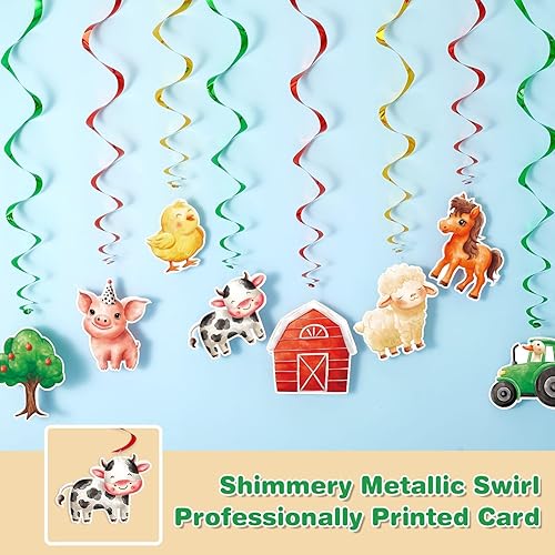 Miniatura 63 de Remolino colgante para fiesta de dinosaurios para niñas, 20 piezas, decoraciones de fiesta de cumpleaños de dinosaurios para niños, baby shower