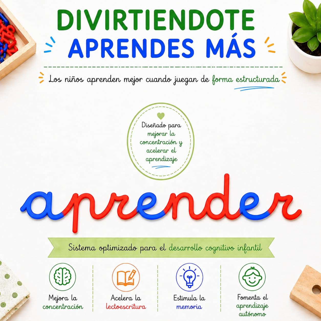 Lettere Montessori Minuscole Grandi – Abecedario Montessori per Comporre Parole, Materiale Didattico per Imparare a Leggere e Scrivere, 79 Pezzi 3-6 Anni