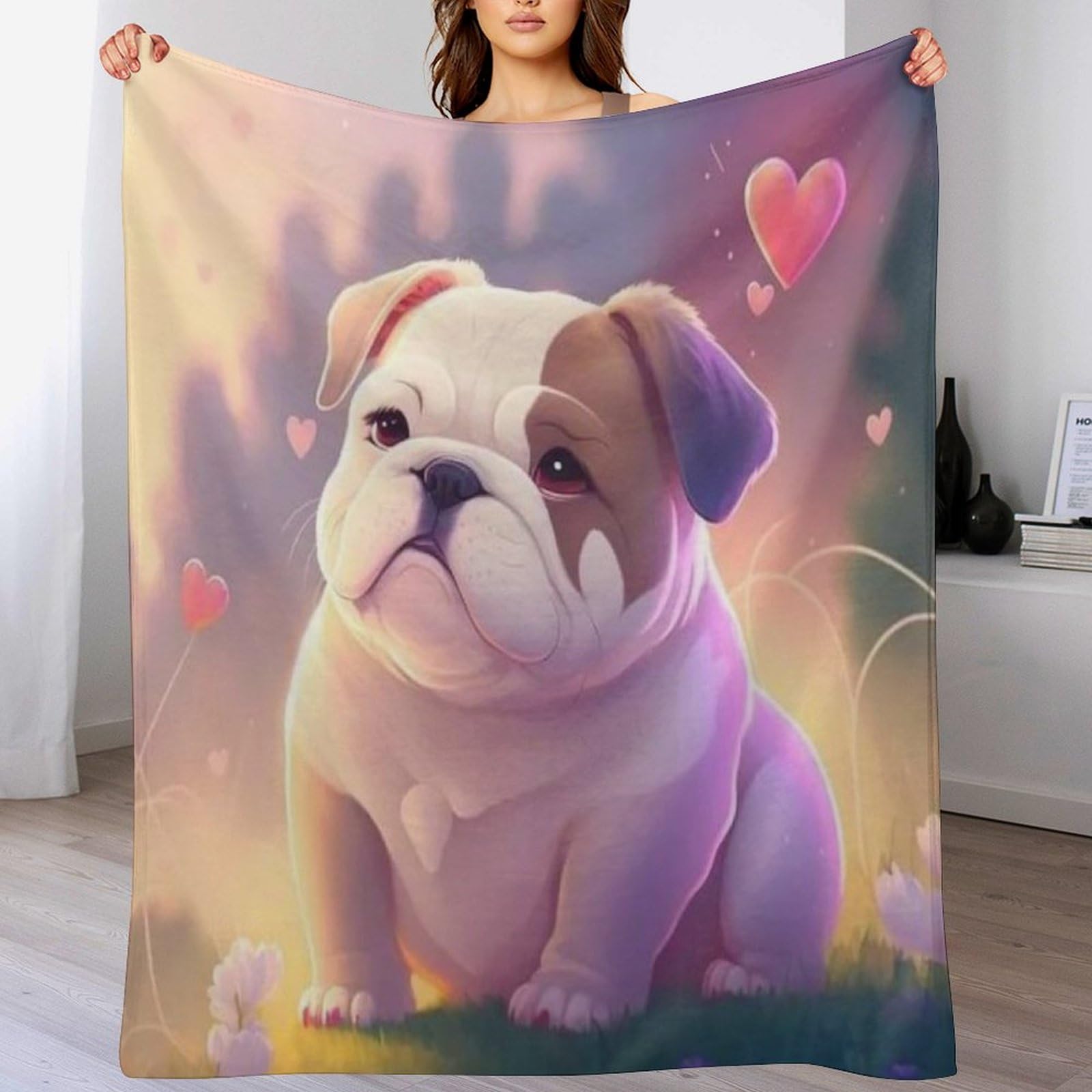 Manta de franela para perro que protege tu sofá y mantiene la cama limpia y suave
