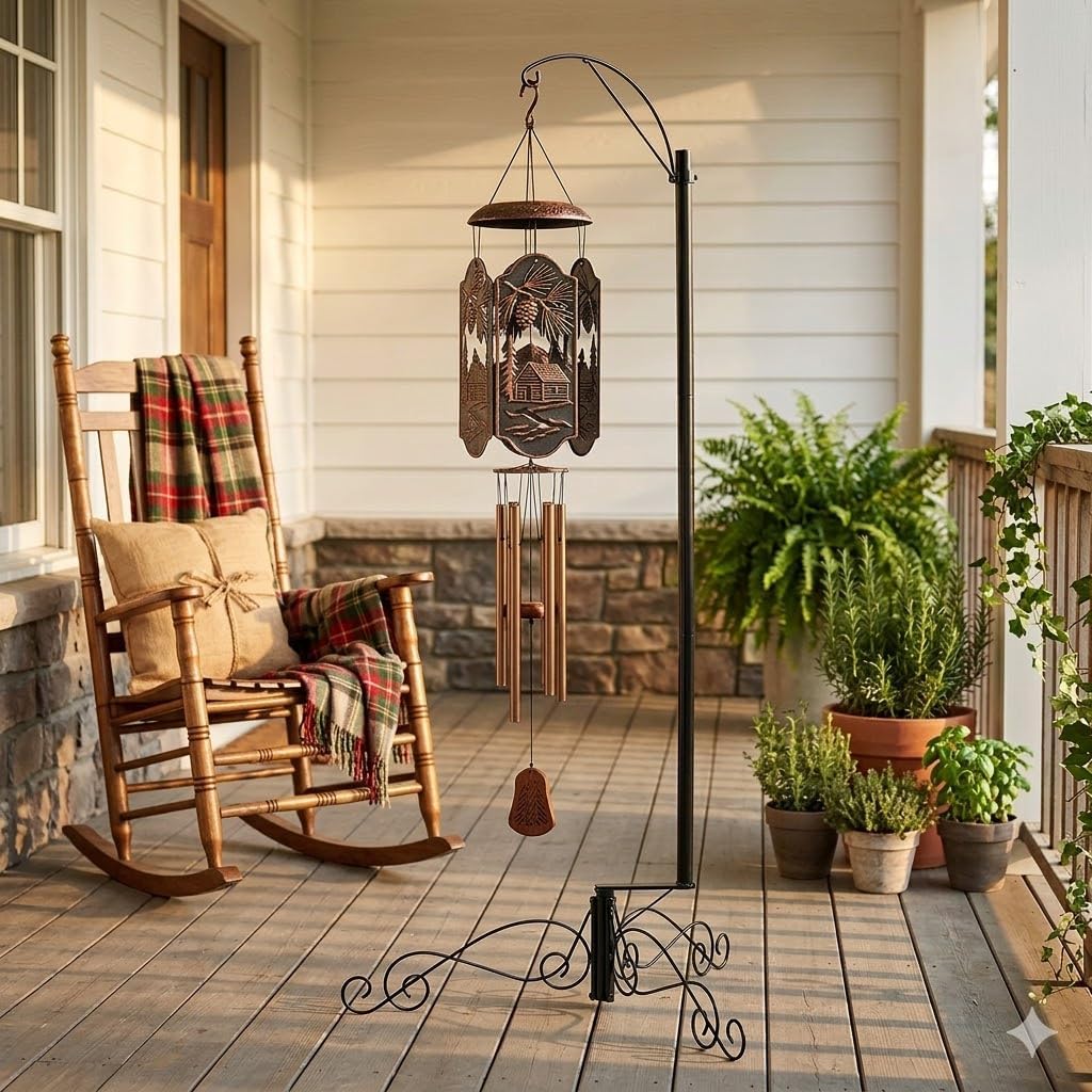 HOHIYA 61″ Heavy Duty Shepherd Hook Bird Feeder and Cage Stand for Garden Patio Backyard Solar Light Hook and Hanging Cages Compatible Black Powder Coated Weather-Resistant