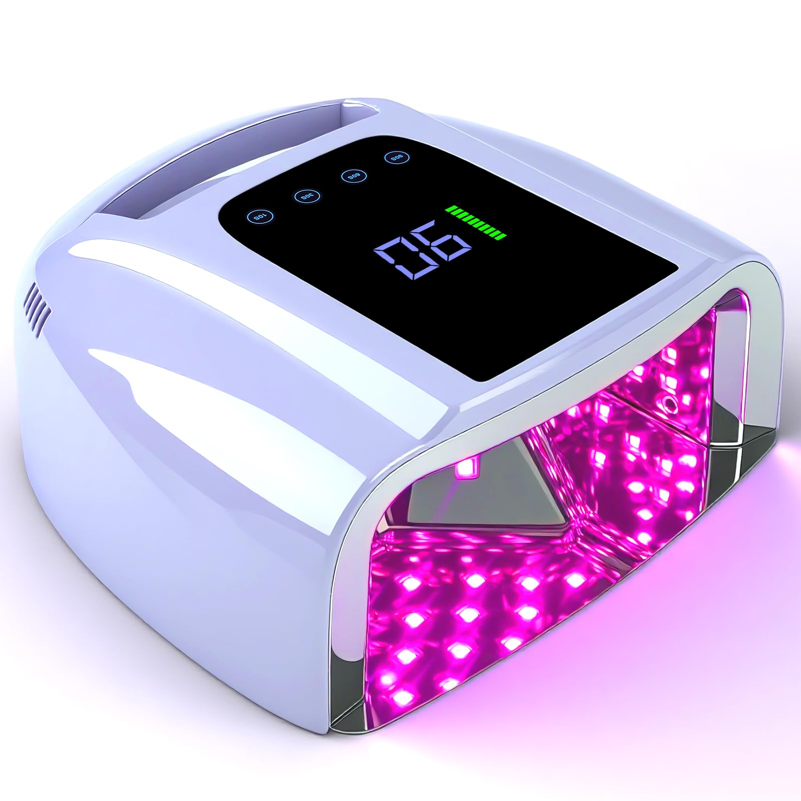 Photo 1 of ANGNYA U V Lights for Nails, LED Nail Lamp for Gel Polish, Nail Dryer