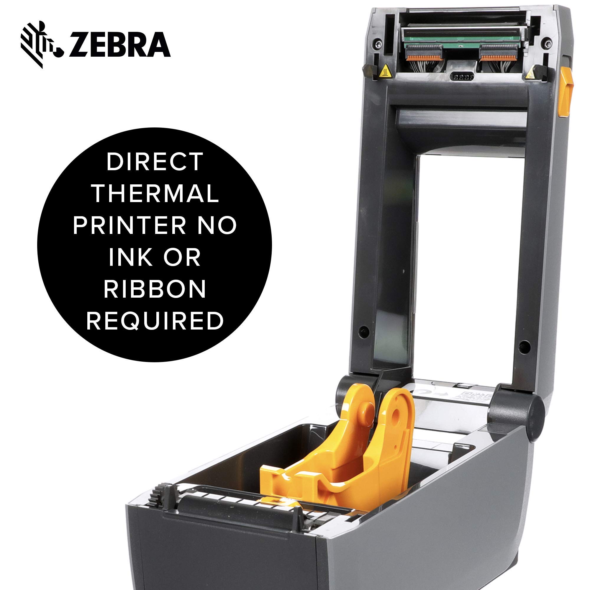 Zebra ZD410 Direct Thermal Healthcare Printer - Renewed With 203 DPI, USB & Ethernet