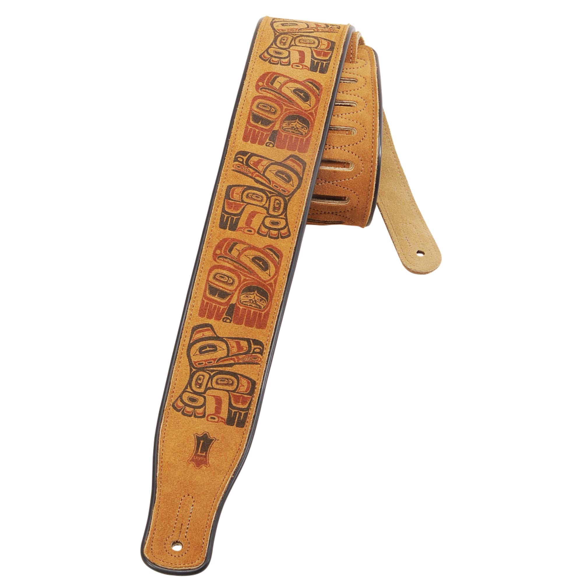 Levy's Leathers MSS3PHG-HNY Haida Gwaii Guitar Strap