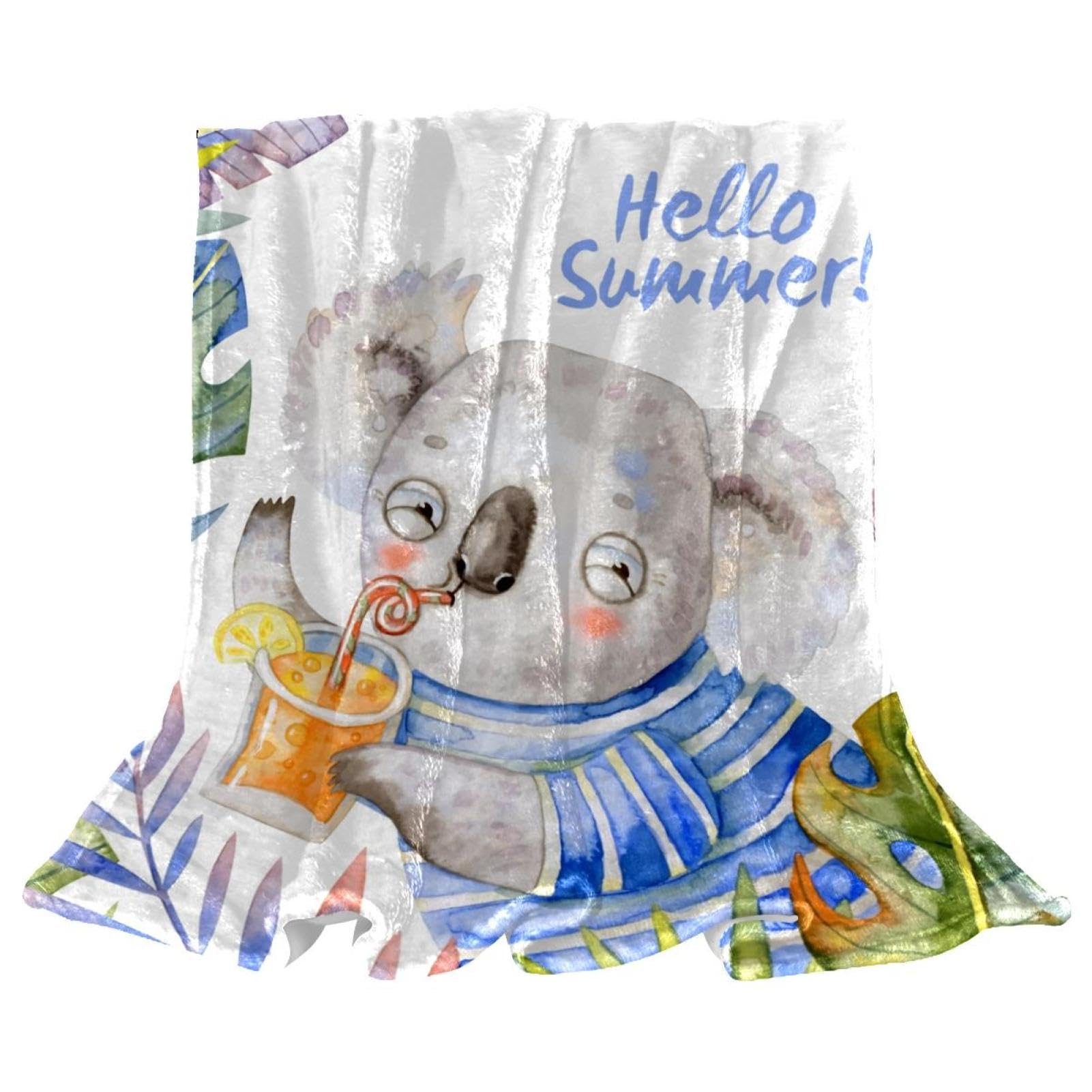 Couverture jeté de canapé koala 150x200cm pour un cadeau chaleureux