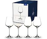 Villeroy & Boch – La Divina White Wine Glass Set 4 Pieces, Dishwasher Safe, Wine Glasses, White Wine Gobelet, Crystal Glass