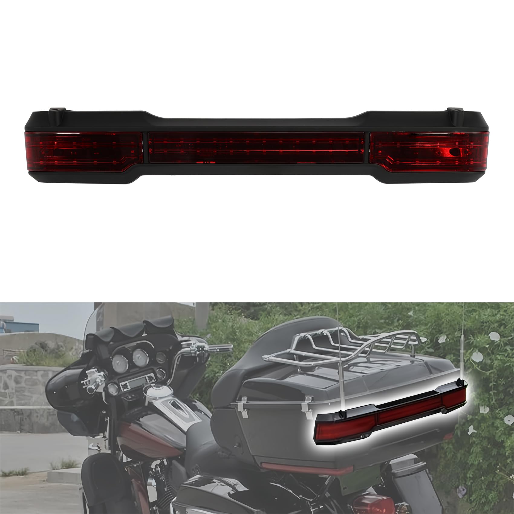 Amazon.com: TCMT LED King Trunk Brake Turn Tail Light Lamp Kit