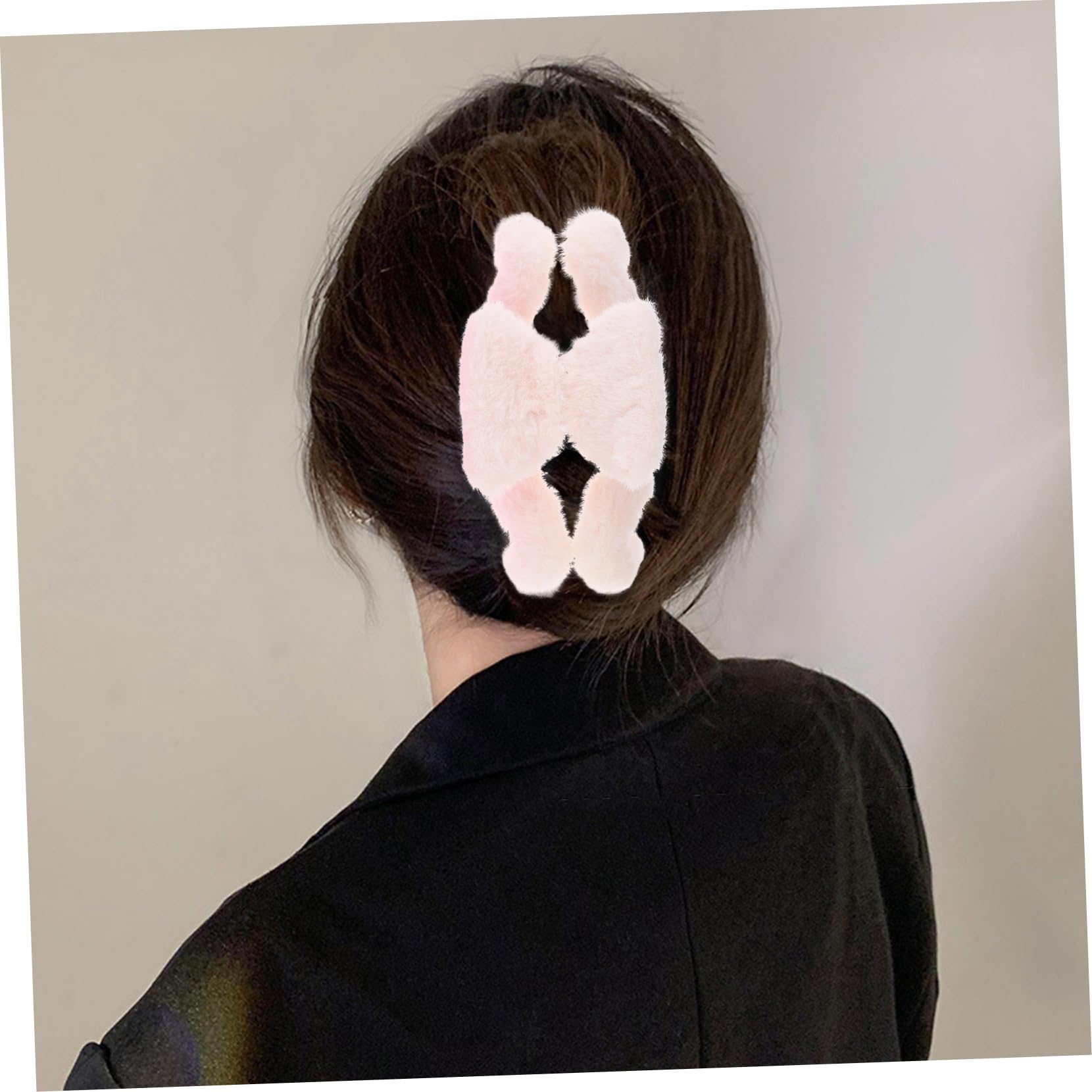 Baluue 9stücke Teiliges Furry Haarklammern Für Damen Plüsch Haarclips Rutschfestes Haarschmuck Für Hochsteckfrisuren Und Alltag Farben