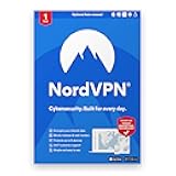 NordVPN Standard – 1-Year VPN & Cybersecurity Software Subscription For 6 Devices - Block Malware, Malicious Links & Ads, Protect Personal Information | PC/Mac/Mobile | Activation Code via Mail