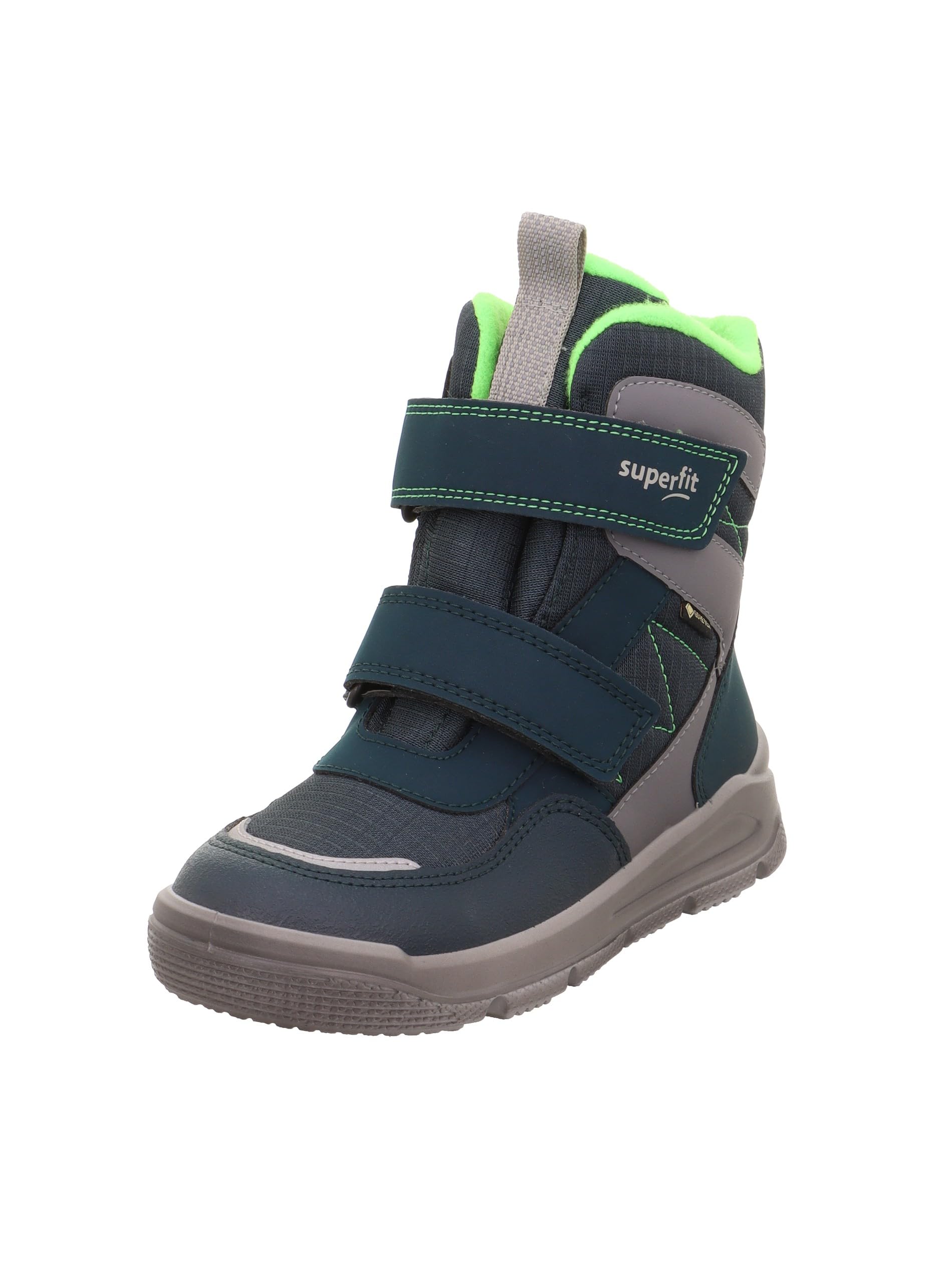 Superfit Jungen Mars Warm Gefütterte Gore-tex Grün/Hellgrün 7000 Stiefel, Grün Hellgrün 7000, 26 EU