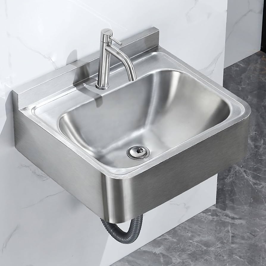 コンパクトシンク、ポー Amazon.co.jp: 業務用シンク手洗い用洗面台、ミニステンレス製