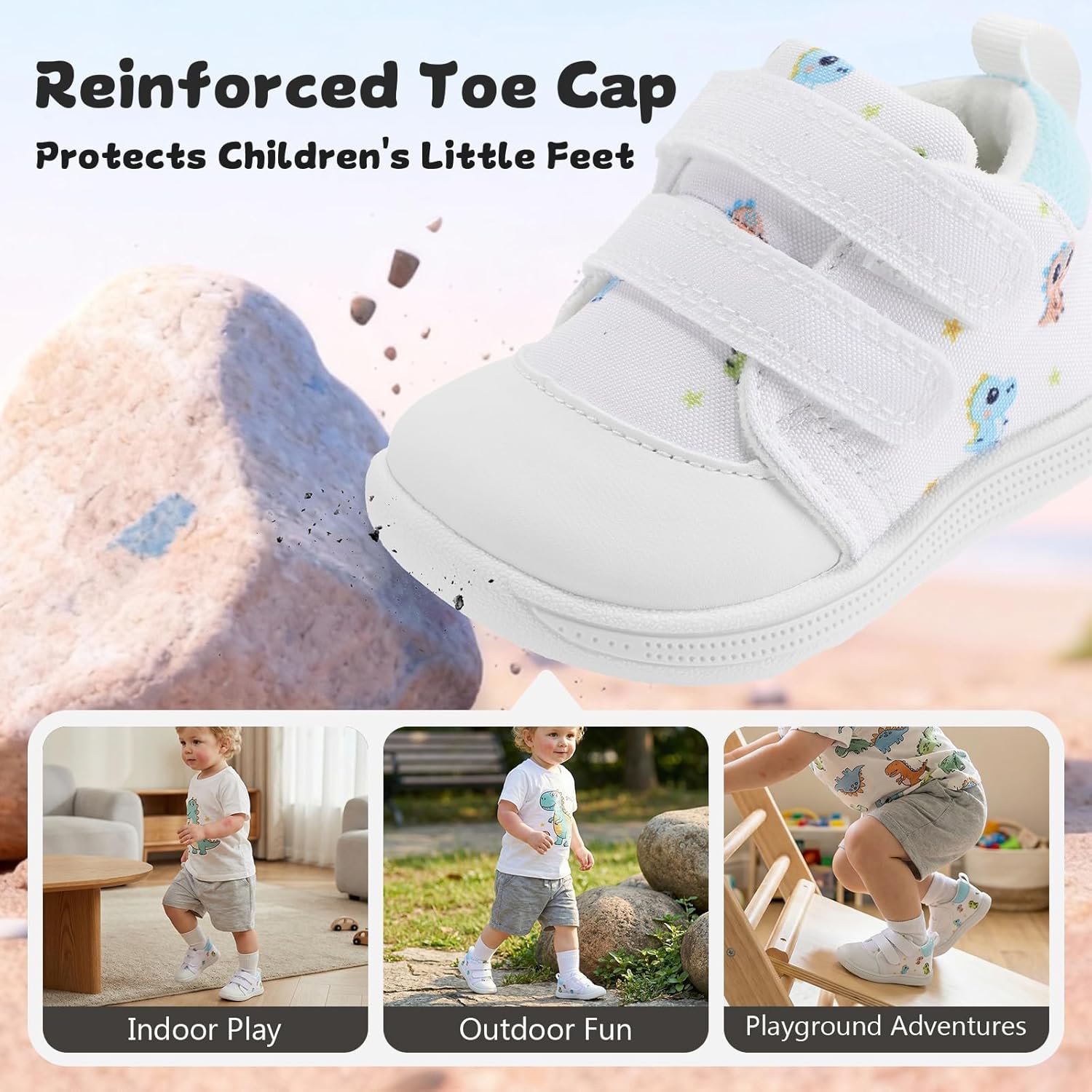 Baby First Walking Shoes Baby Girls Wide Barefoot Sneakers Lightweight Soft Toddler Shoe Non-Slip Ankle Support - Image 8