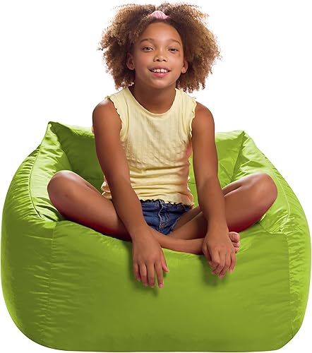 Miniatura 422 de Posh Creations Puf estructurado cómodo para jugar, leer y ver la televisión, Malibu Lounge, tela de lona para colorear, criaturas Criaturas de tela