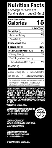 Miniatura 7 de Imagine Sin caldo de pollo orgánico 32 onzas