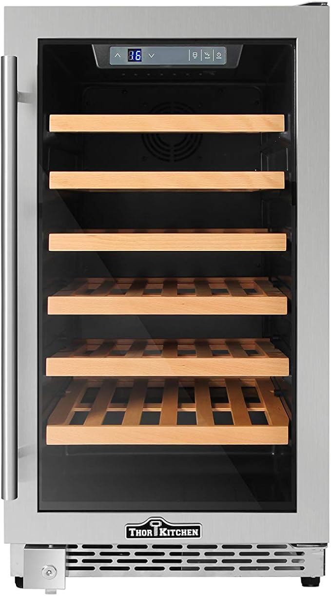 Thorkitchen HWC2405U 40 Bottles 18" Builtin Wine Cooler