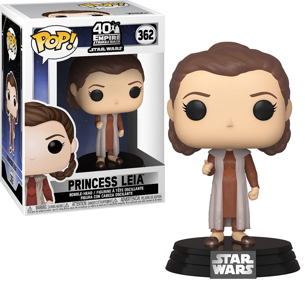 Pop! Star Wars: Star Wars: ESB- Leia (Bespin), Multicolor
