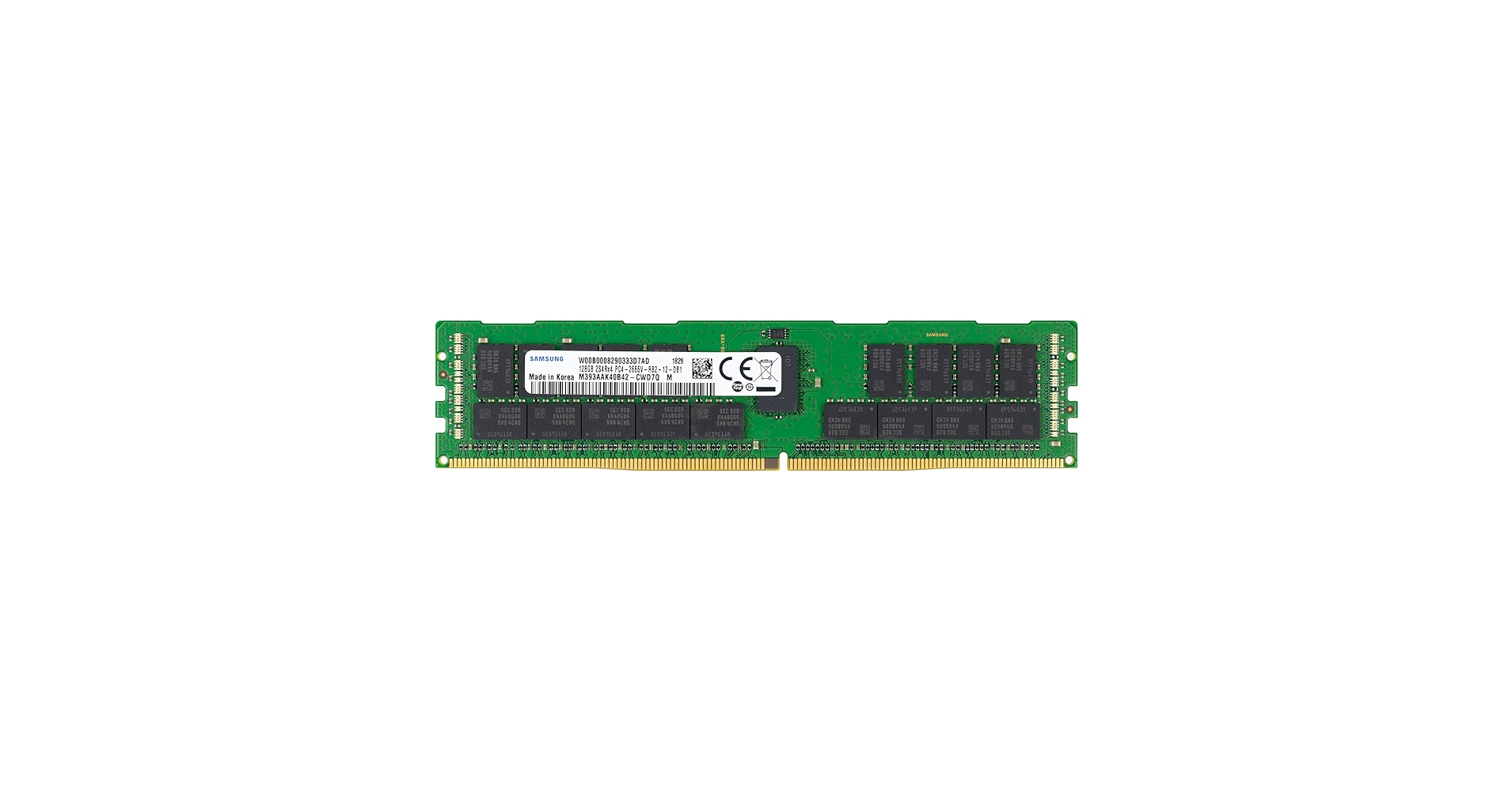 Samsung 128GB DDR4 2666MHz PC4-21300 ECC RDIMM 8Rx4 (2S4Rx4