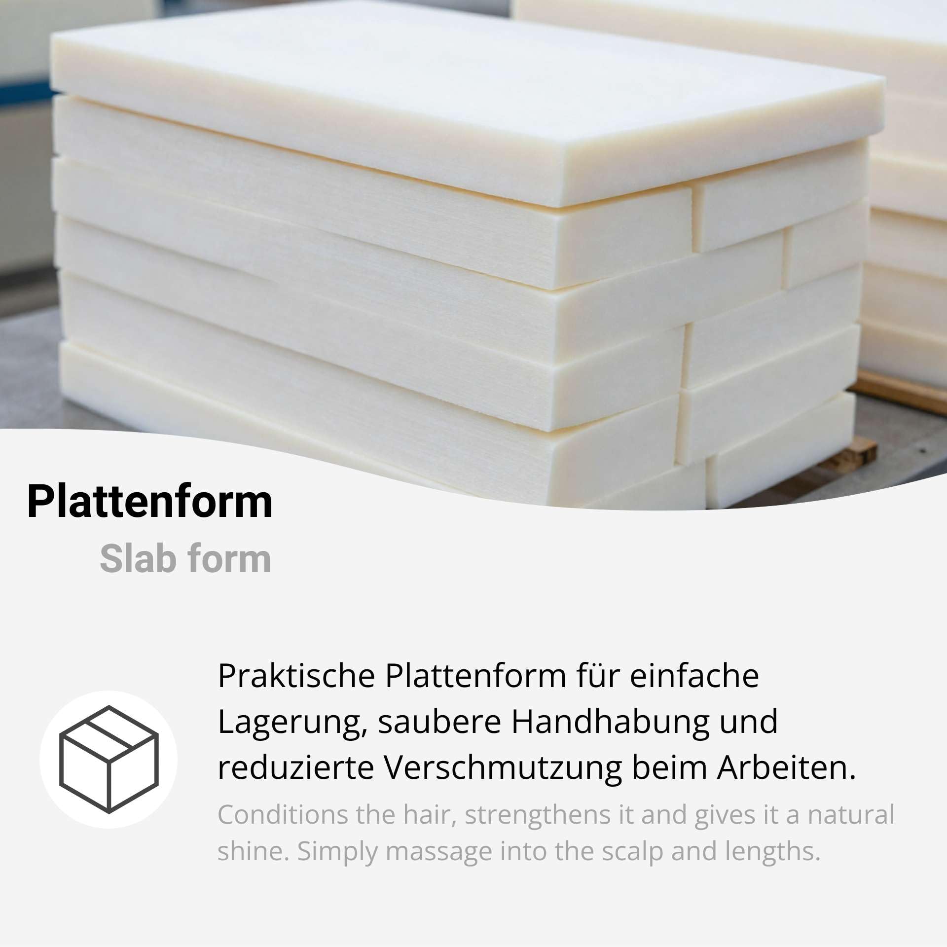25 kg Paraffinwachs 45-47°C in Platten, für Paraffinbad, Handbad und mehr, Made in Germany