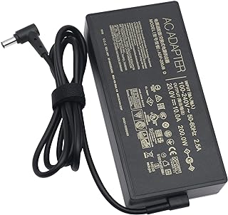200W for ASUS TUF Laptop Charger : for ASUS TUF A15 A17 Dash F15 FX516PR FA506QR ROG Zephyrus G15 ROG Strix G15 G17 GA503QM GA503QR GA503QS ADP-200JB D Gaming Laptop Power Supply Cord 6.0 * 3.7MM