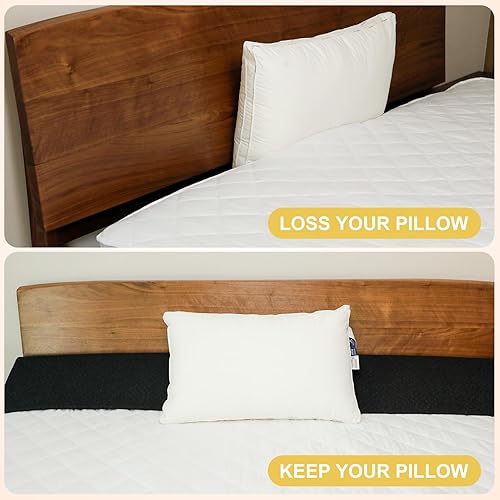 Miniatura 2 de IDKETSO Almohada de cuña para cama tamaño queen, almohada para cabecero, cuña de colchón, almohada de refuerzo para cerrar el espacio entre tu