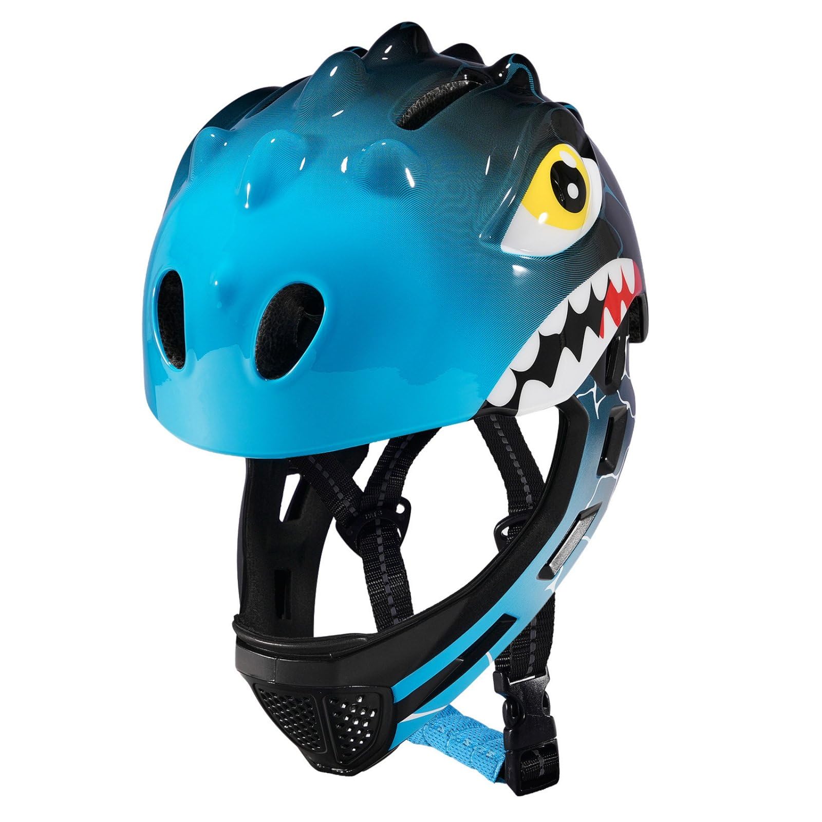 Gralara Casco Completo Infantil Diseño de Dibujos Animados Casco Infantil 3D Resistente a Impactos Equipo Deportivo para Bicicleta