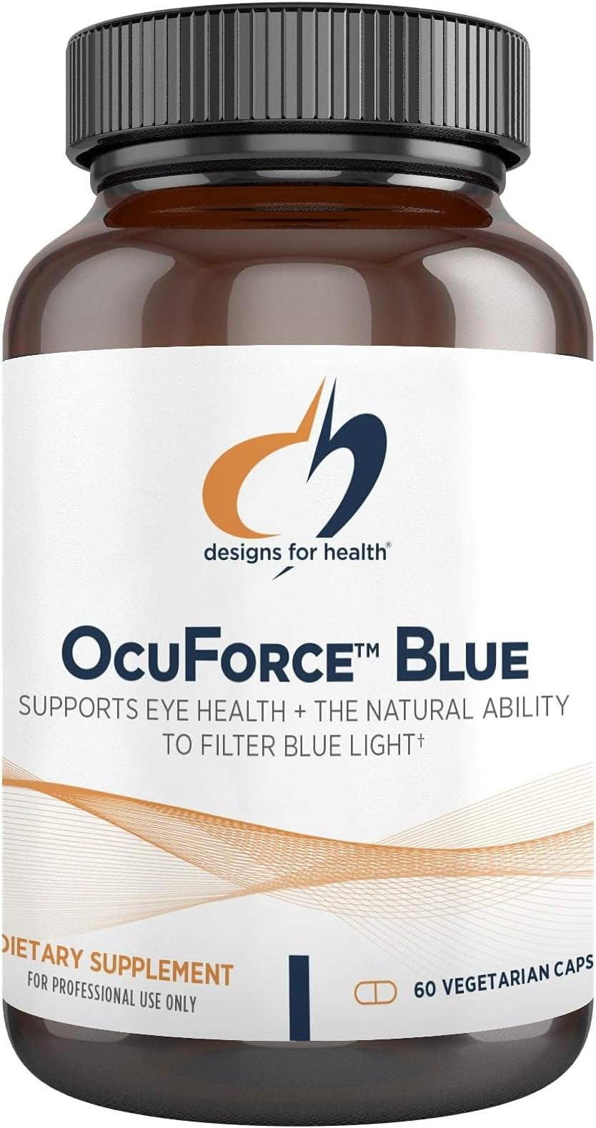 Designs for Health OcuForce Blue - 'Blue Light' Focused Eye Support Supplement with Lutein, Zeaxanthin & More - for Teens and Adults (60 Capsules)