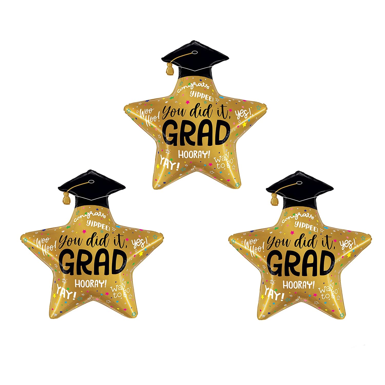Buy Dzrige 18 Inch Congrats Grad Balloons,Hooray You Did It Graduation