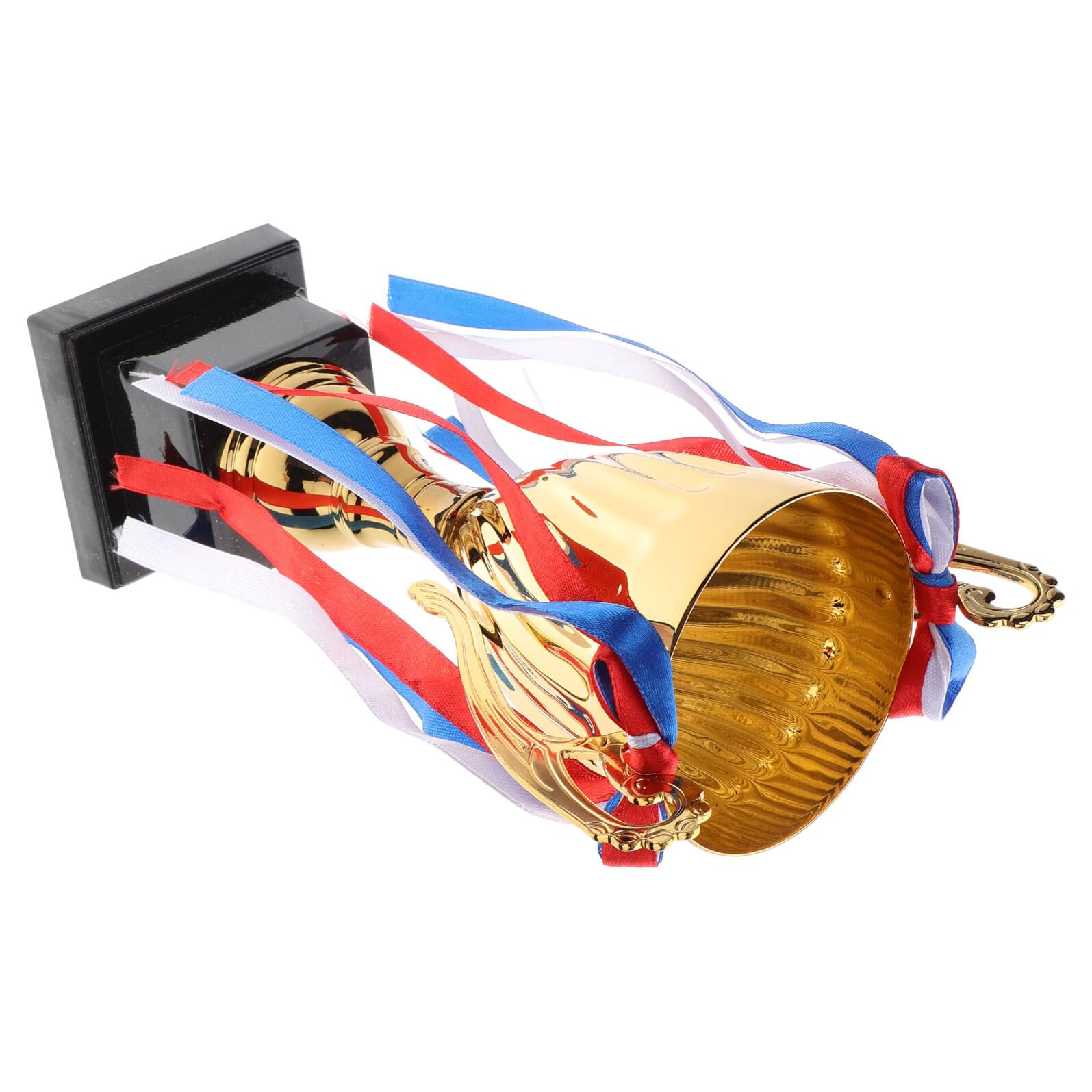 Homoyoyo Copa Trofeo de Metal para Campeón, Trofeo de Competición Deportiva Dorado Base Resistente, Tamaño Mediano, Premio para Torneos de Fútbol, Atletismo y Juegos Escolares