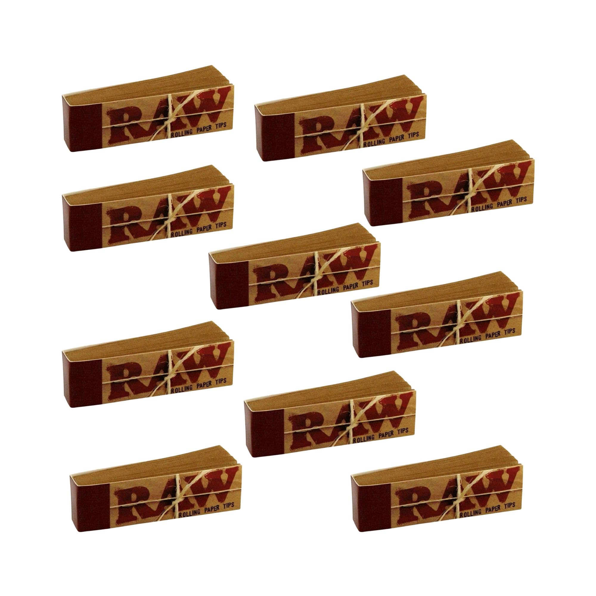 RAW Original Rolling Paper Tips - 50 Unbleached -3 RAW Original Rolling Paper Tips - 50 Unbleached -3