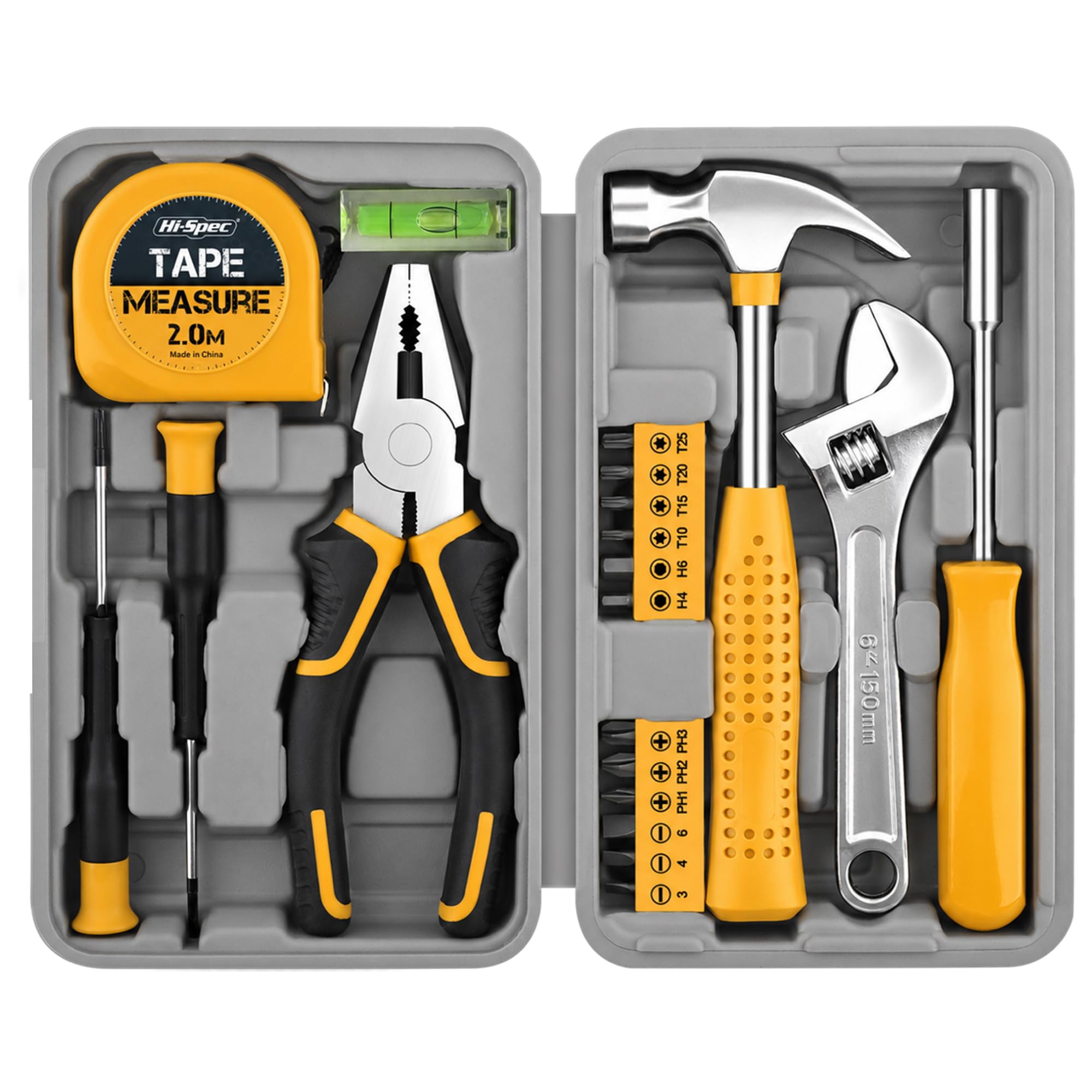 Tool Kit 20Pc Small Tool Set & Toolbox For Home Diy & Office Repairs Â Basic Starter Tools In A Portable Book-Sized Case 6945583101710