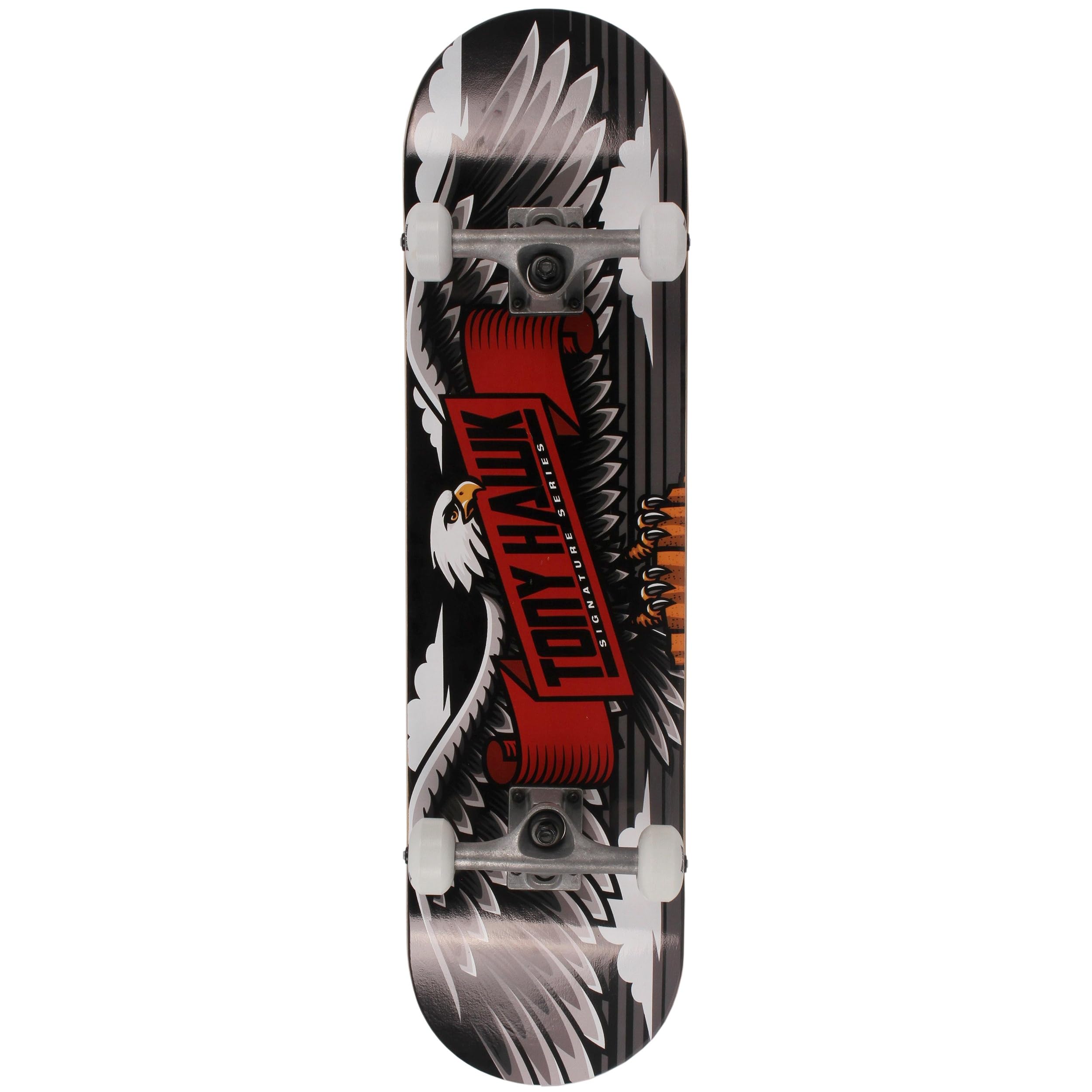 Tony Hawk SS 180 Complete Longboard, Dorośli Unisex, Czarny/Czerwony (Wielobarwny), Jeden Rozmiar