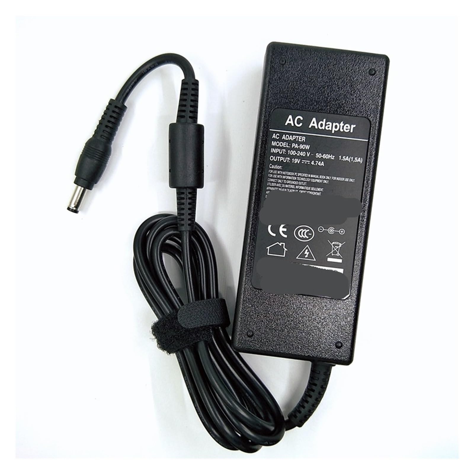 Adaptador de corriente de 19V 4.74A y 90W con clavija de 5.5 x 2.5 mm