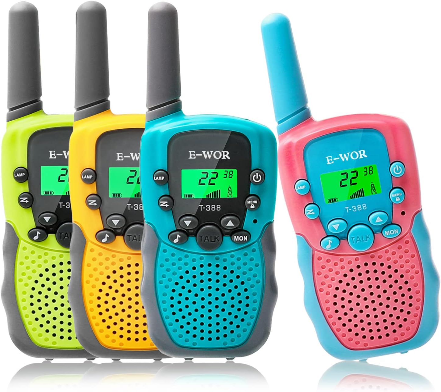 Walkie Talkie for Kids,Toys for 3-12 Year Old Boys Girls, Kids Walkie Talkies Gifts for Christmas Birthday, 3 Pack Walkie Talkies Set for Kids Durable Outdoor Walkie Talkies Toy for Children (Pink)…