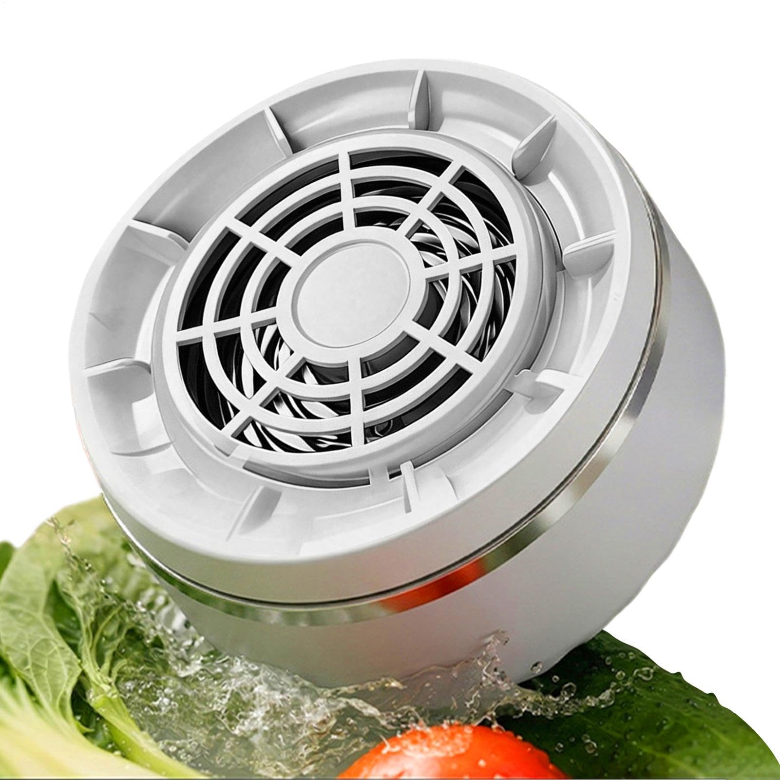 Limpiador de frutas y verduras impermeable con 4 niveles para desinfectar carne y vegetales