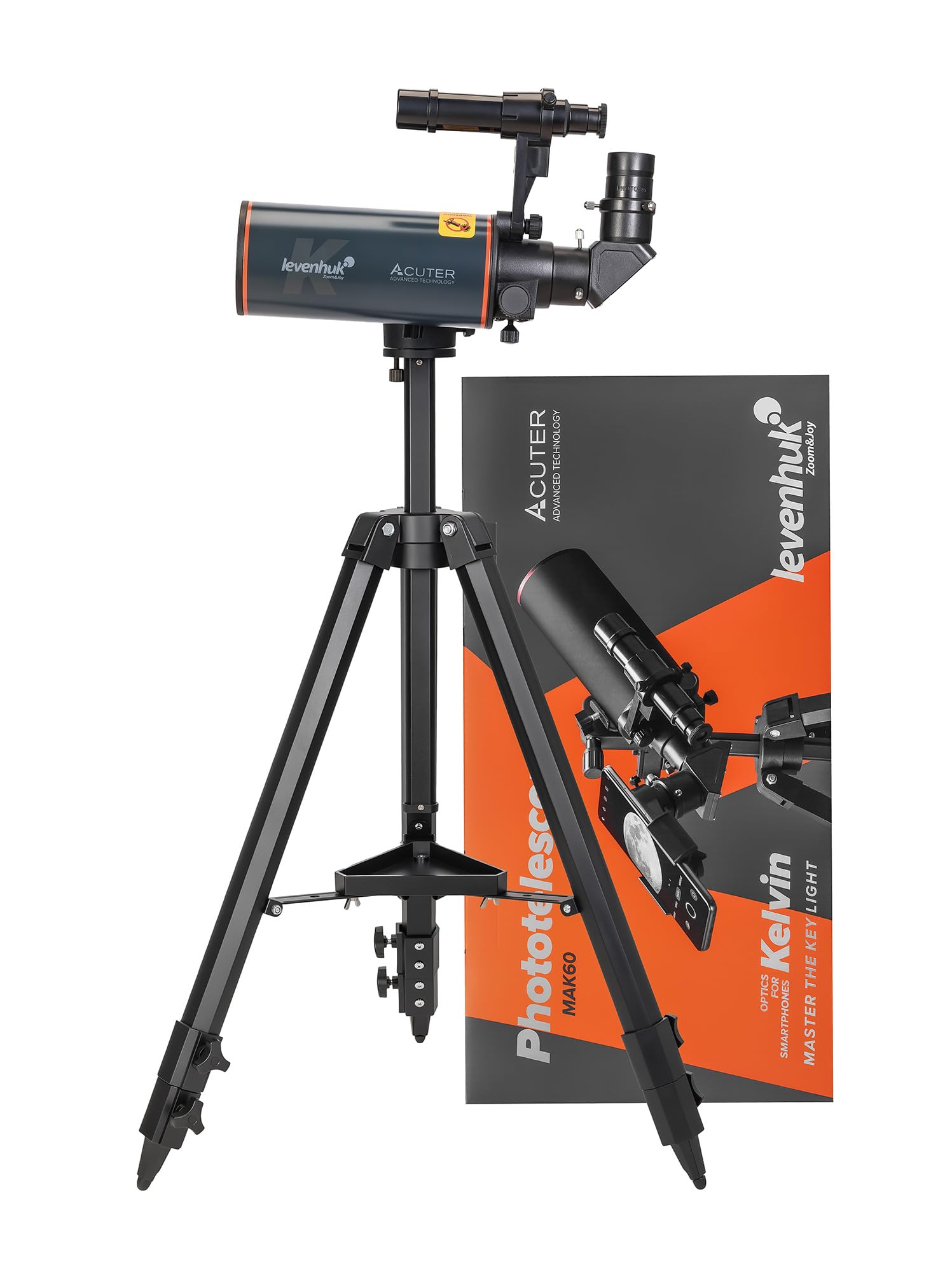 Levenhuk Kelvin MAK60 Mini AZ 60/830, Maksutov-Cassegrain de 60 mm