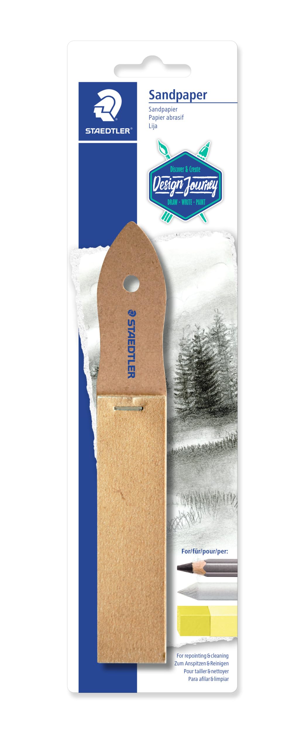 Staedtler Sandpaper Lead Pointer Pack of 12 Sheets-image-36