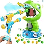 EagleStone Remote Control Movable Shooting Dinosaur Toys for Kids 3-5,5-7,Electronic Dino Shooting Game with Spay & Auto Scoring, Light & Sounds,Party Favors,Toys for 3,4,5 6,7 8 Year Old Boys& Girls