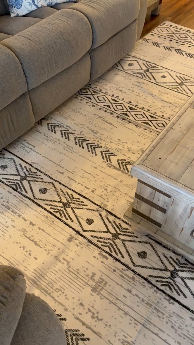 Tapete Rwlvpe 9X12 Geométrico Boho Antideslizante y Lavable miniatura 7