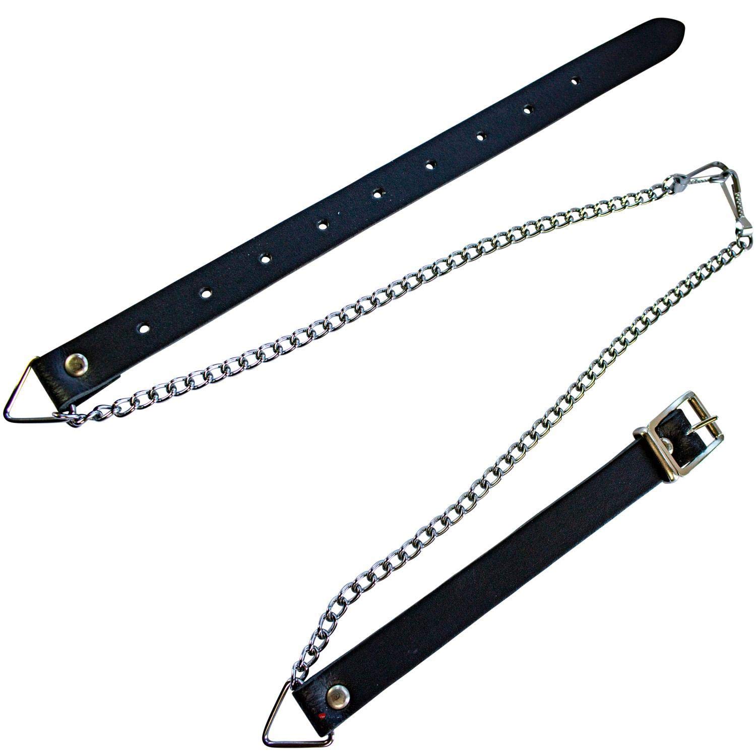 I LUV LTD Day Kilt Sporran, Cuoio Morbido 4 Stili Prodotto in Scozia con Catena in Vita