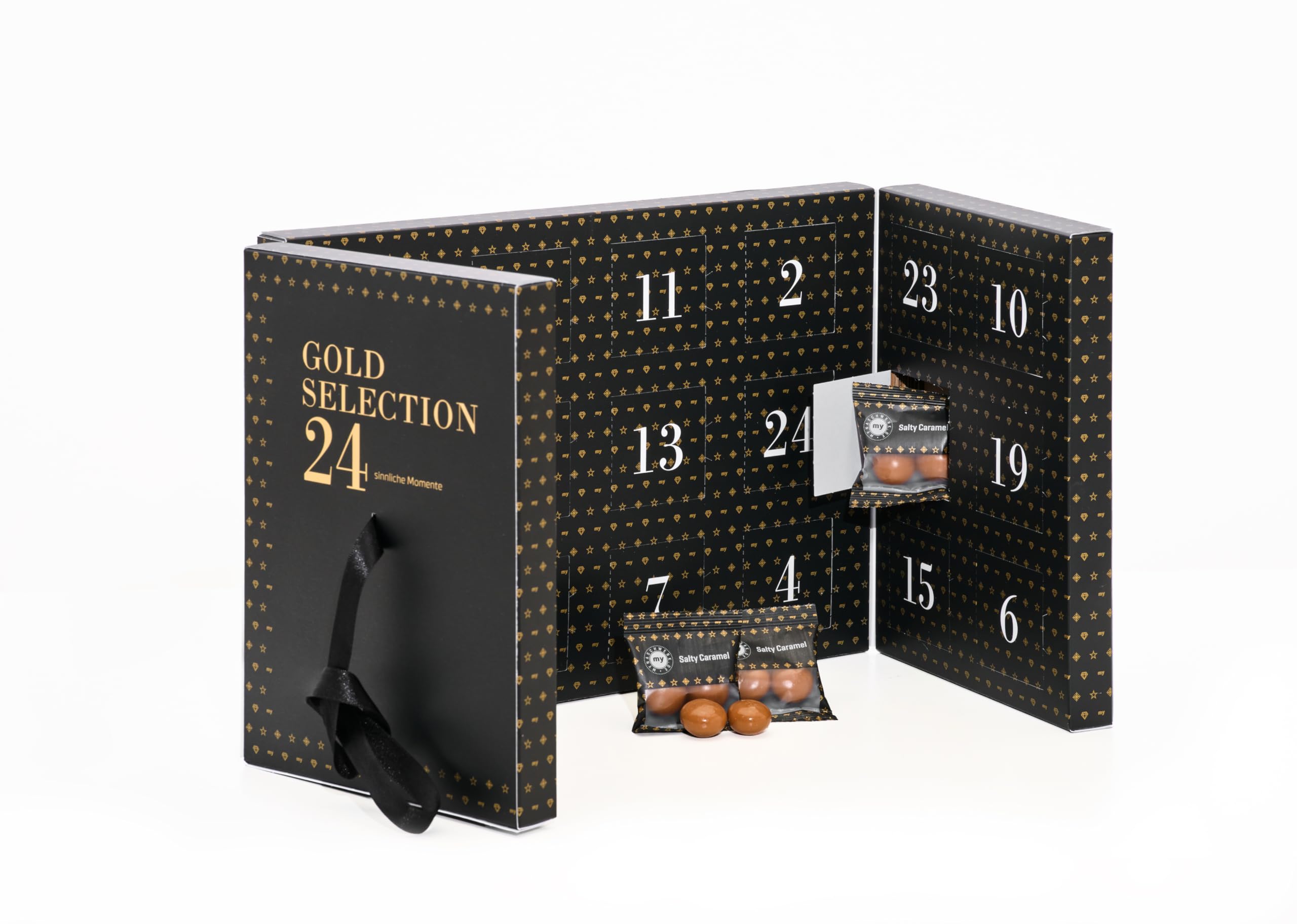 MYNASCHWERK.DE - Lakritz Adventskalender -320g - Gold Selection