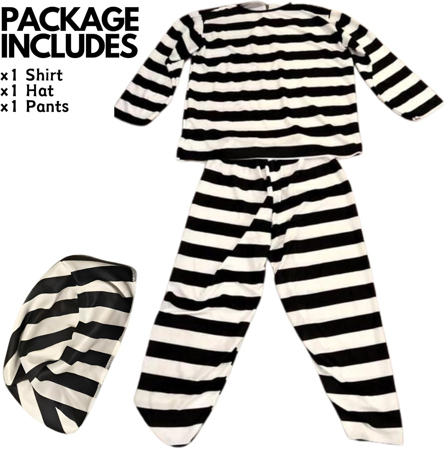 amscan Standard Adult Lady Lawless Prisoner Costume | 3 Ct., X-Large - Image 2
