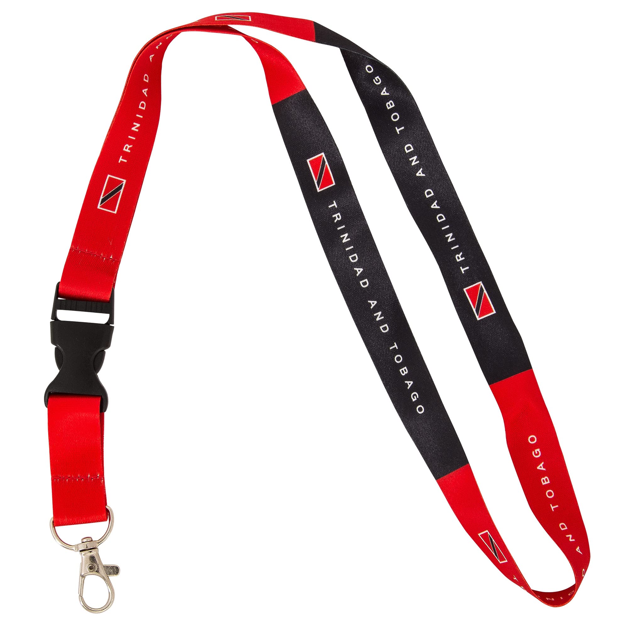 Desert Cactus Country of Trinidad and Tobago Lanyard Flag Car Keys ID Badge Holder Keychain Souvenir Detachable Breakaway Snap Buckle (Lanyard)