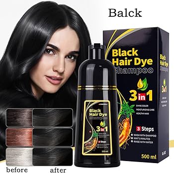Amazon.com : Gnozuiky Hair Color Shampoo, 3 In 1 Instant Dye for