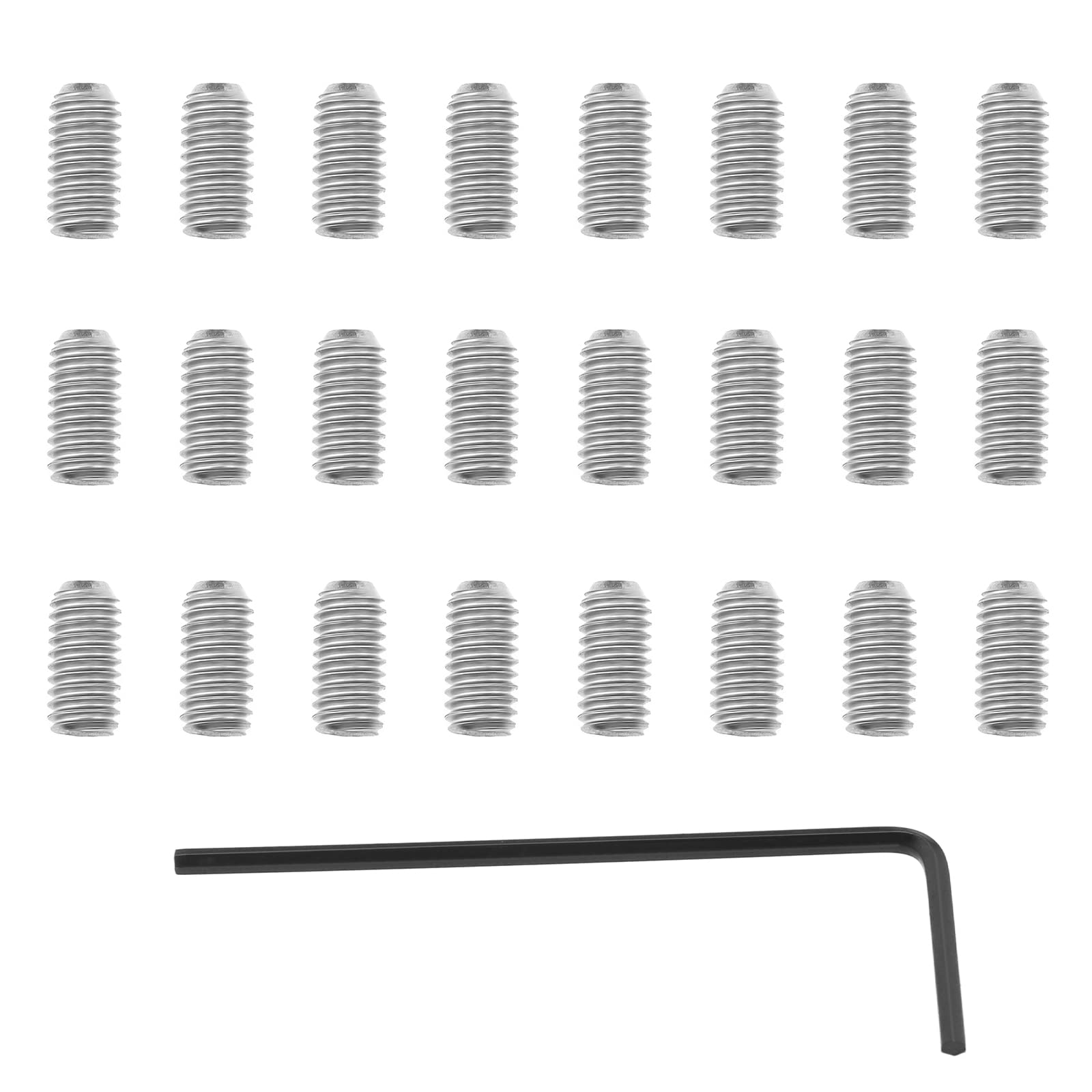 Vis de réglage hauteur selle guitare M3x6mm avec clé Allen pour Strat - 8