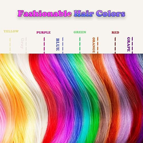 Miniatura 6 de Muestras de cabello humano natural gris oscuro que prueban muestras de color para anillos de color de salón 30 piezas de 8 pulgadas