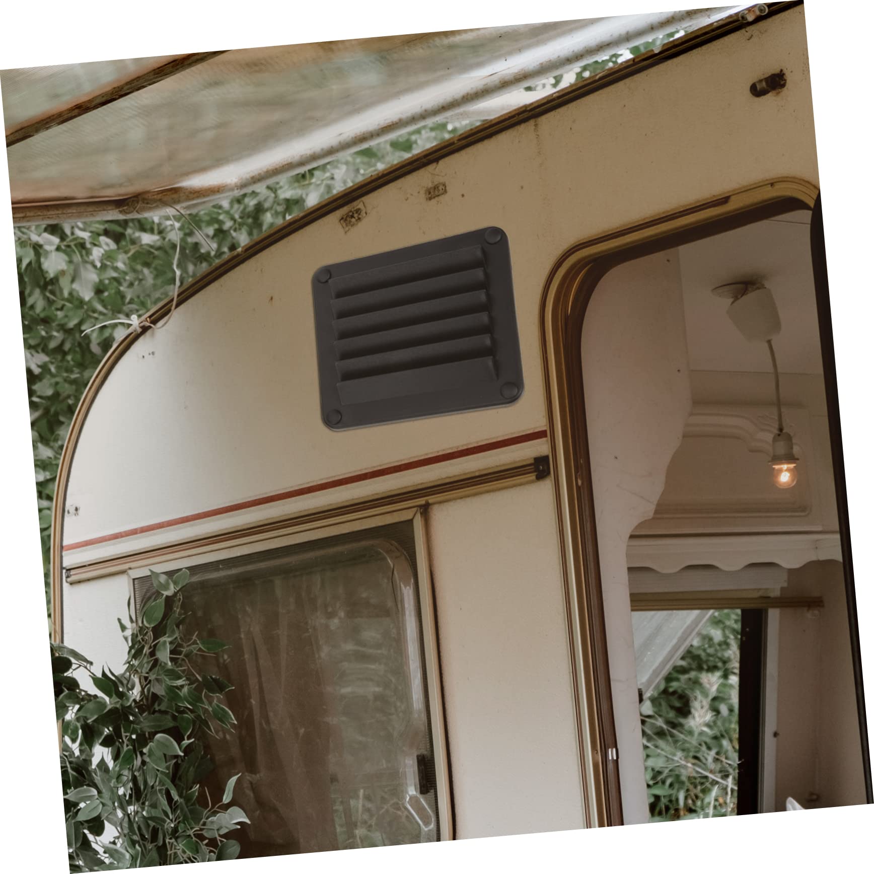 Gogogmee Ventilation Window Cover Louvered Vent Panel for Boats and Yachts Durable Breathable Design for Optimal Airflow Finish