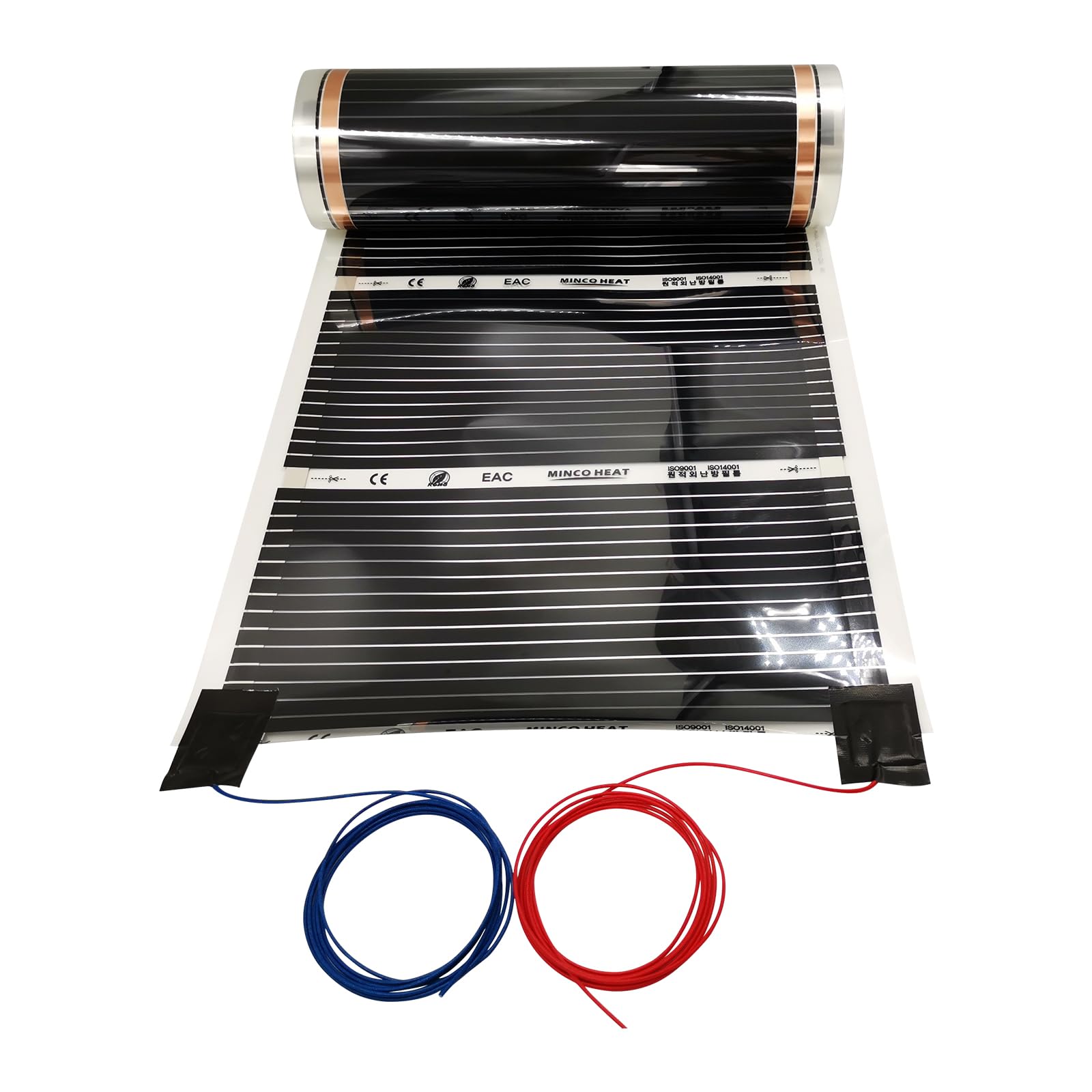 Cables eléctricos preconectados para película de calefacción de suelo radiante de 1 m²