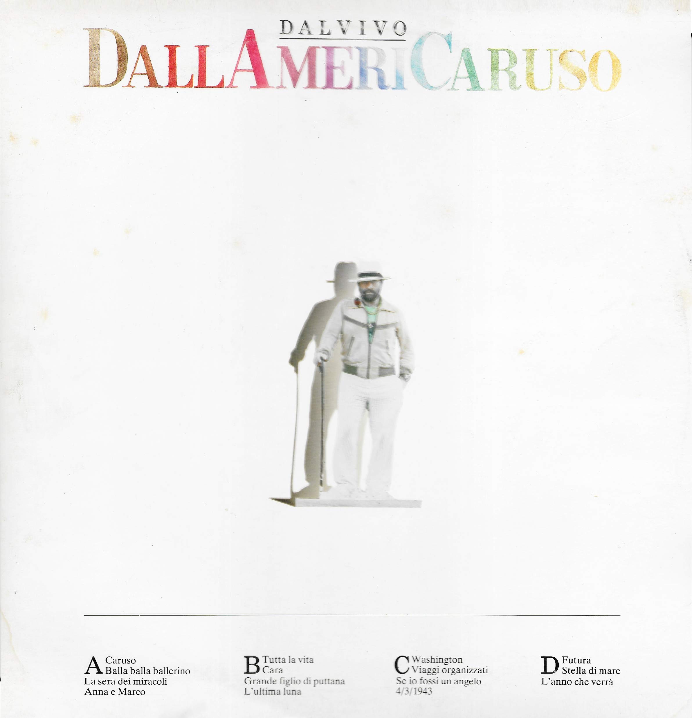 Lucio Dalla Dallamericaruso Double Vinyl LP New Sealed