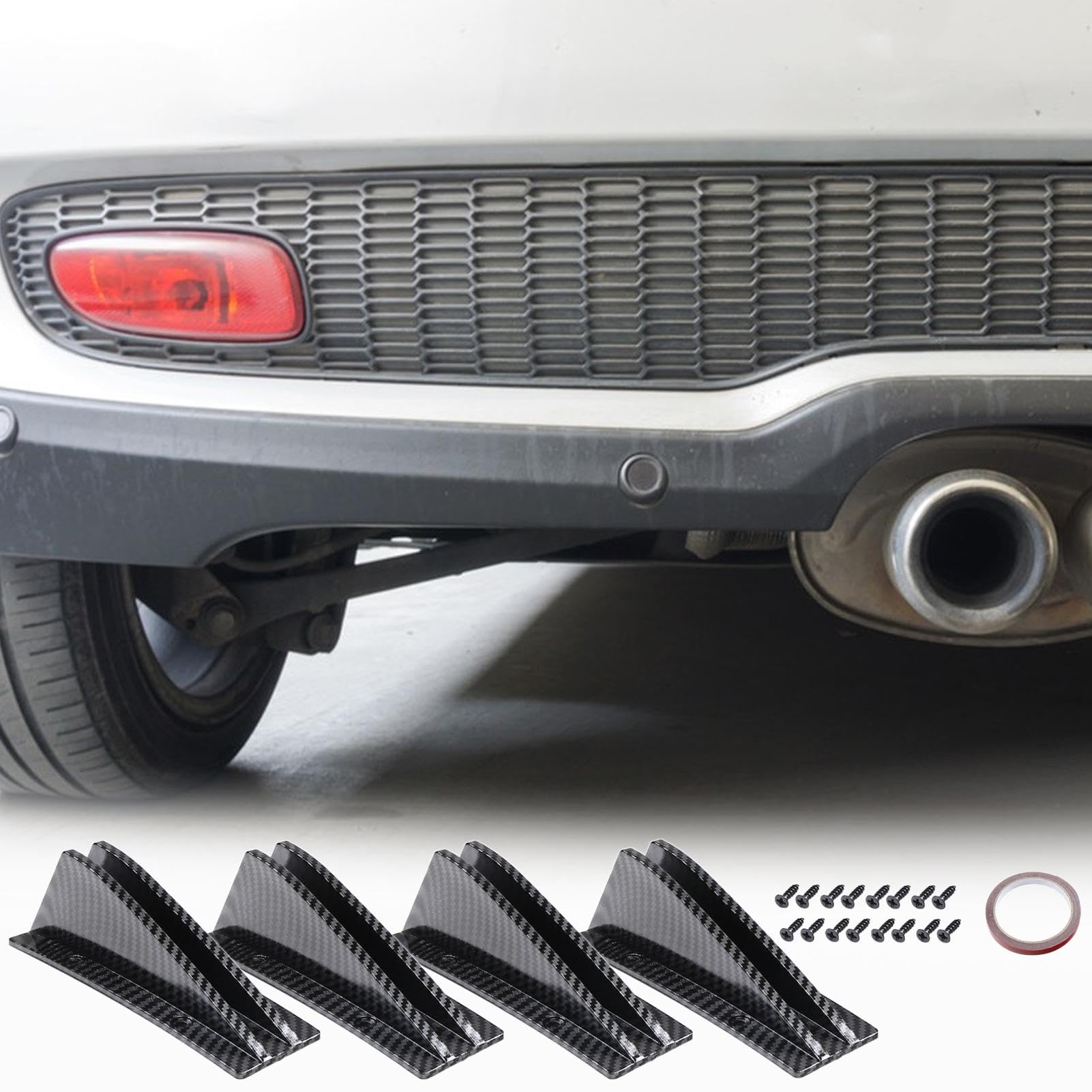 Diffuseur d'aileron de pâte de requin, générateur de Vortex, décoration de carrosserie, antenne de voiture adaptée au becquet arrière de toit, accessoires de voiture