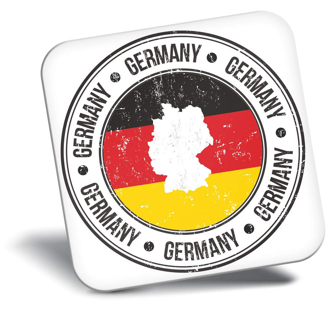 Destination Vinyl Ltd Fridge Magnet - Deutschland Germany Map Travel 4928